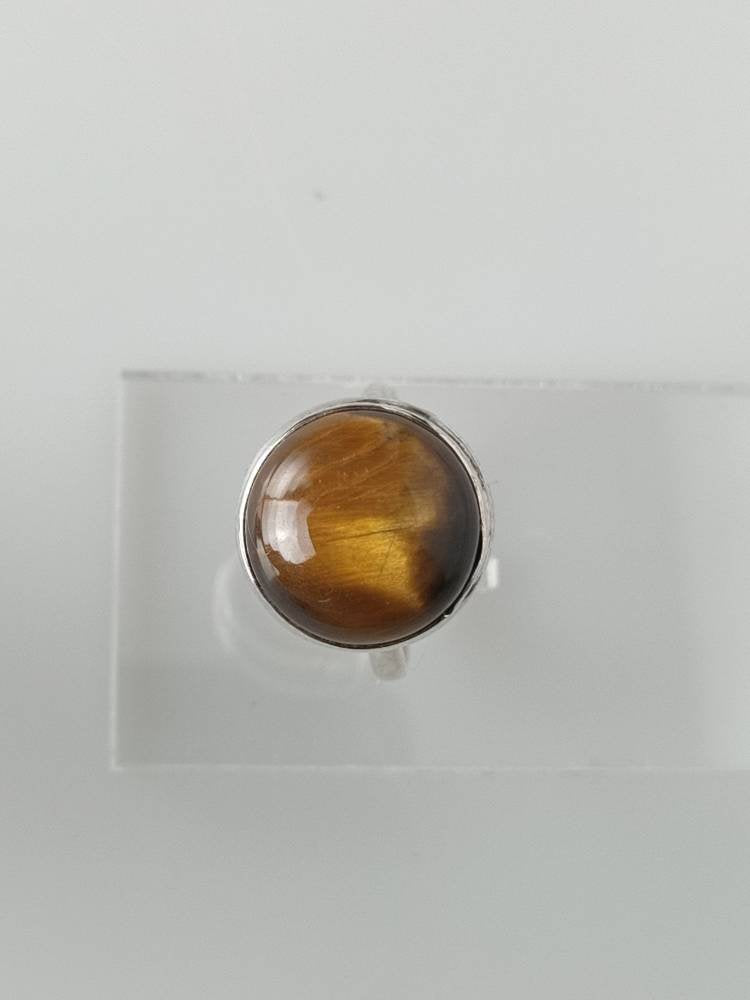 tiger eye ring, tigers eye ring, tiger eye silver ring, yellow stone ring, simple tiger eye ring, minimalist tiger eye ring, ring, Australia, Zorbajewellers