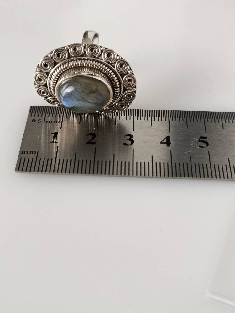 Bohemian labradorite ring, labradorite silver ring, big labradorite ring, oxidized labradorite ring, oxidized silver ring, boho, Australia, Zorbajewellers