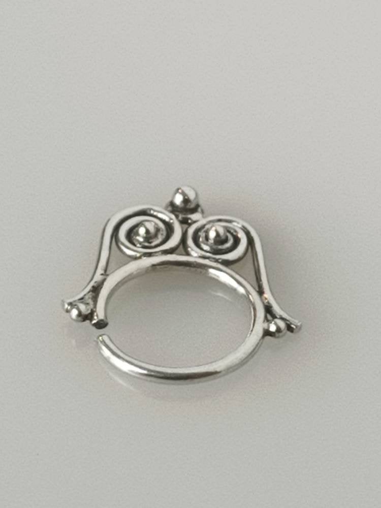 Silver septum ring, septum ring, silver nose ring, silver septum piercing, tribal septum ring, septum piercing, boho, Australia, Zorbajewellers