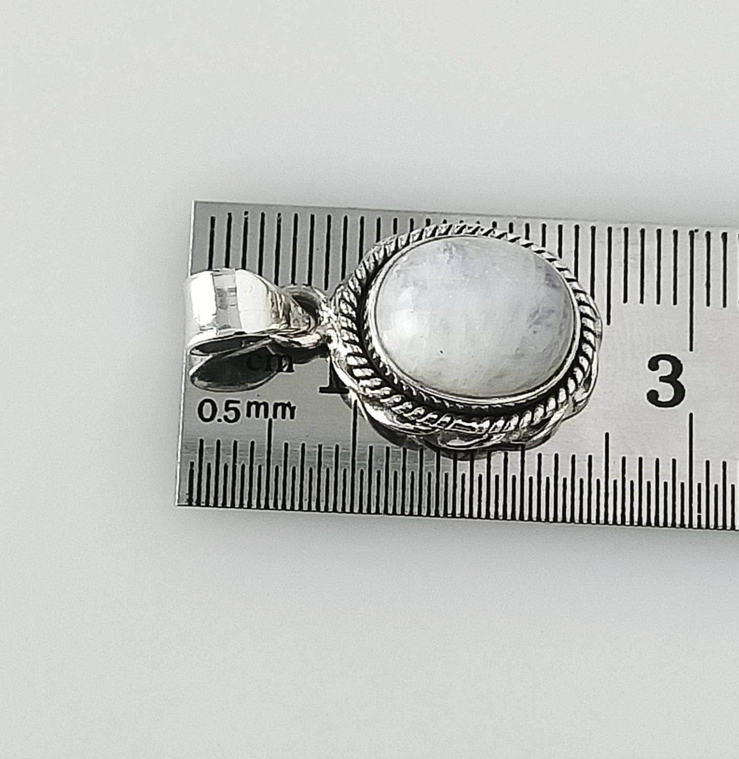 Oxidized bohemian oval moonstone pendant, White gemstone bohemian silver necklace pendant, Cancer Zodiac June Birthstone gift, Australia, Zorbajewellers
