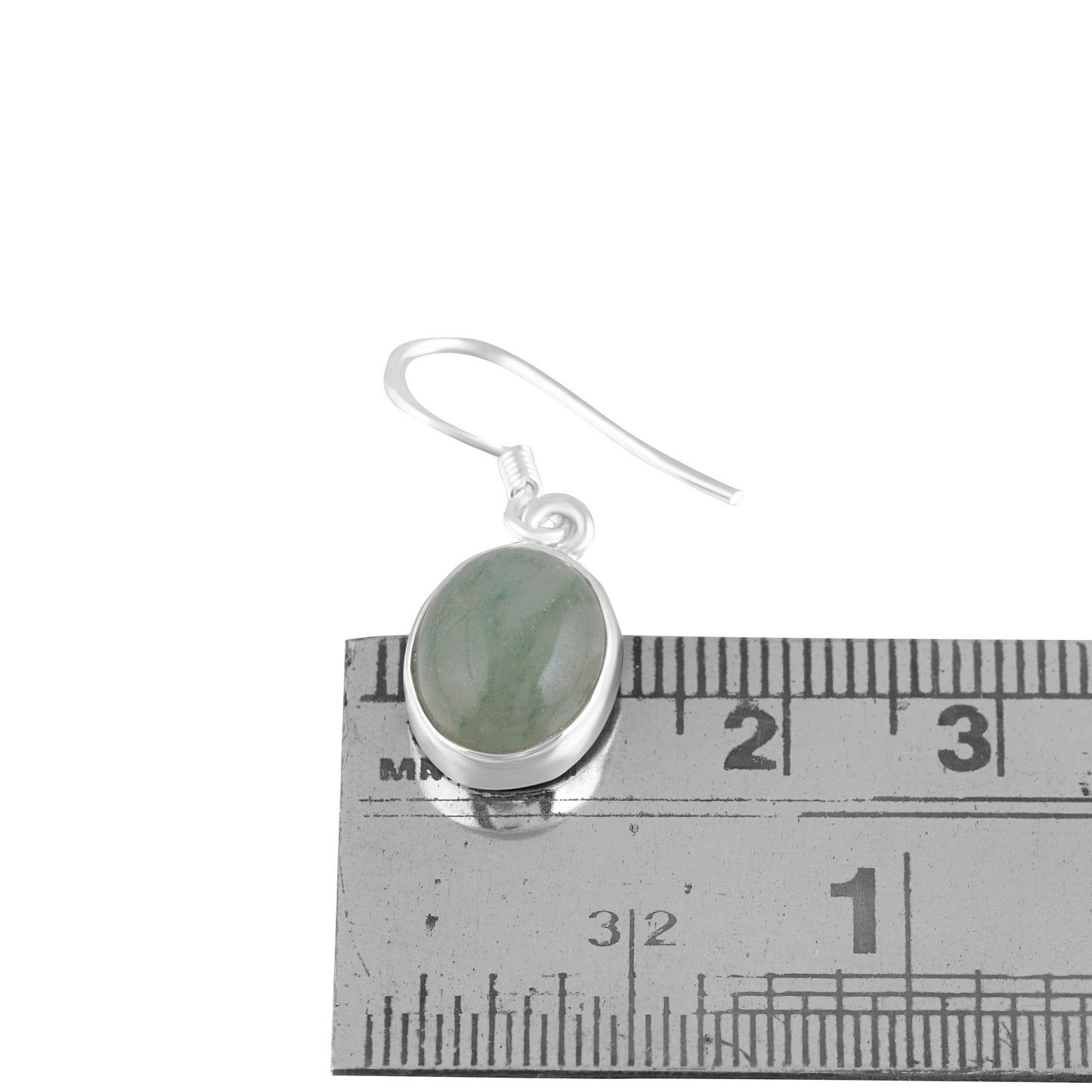 Genuine GREEN AVENTURINE Gems Solid 925 Sterling SILVER Minimalist Oval Earrings, August Birthstone, Libra Zodiac, Australia, Zorbajewellers