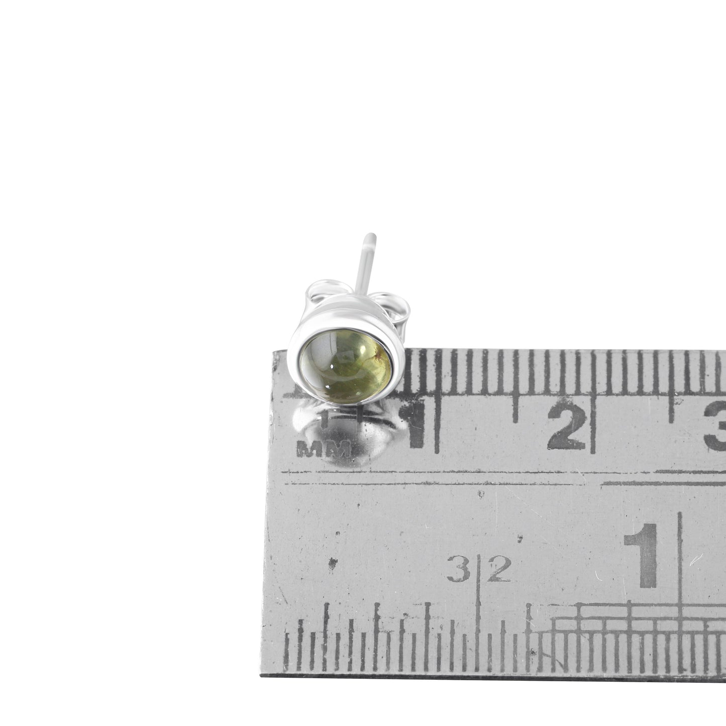 Genuine PERIDOT Gems Solid 925 Sterling SILVER Minimalist Round Stud Earrings, Olive Green Beautifully Cut Peridot Earrings, Australia, Zorbajewellers