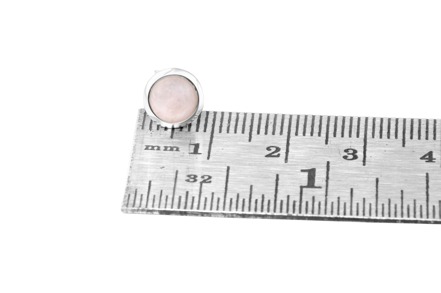 Round MOONSTONE Gemstones SOLID 925 Sterling SILVER Minimalist Stud Earrings, Simple White Studs, June Birthstone & Cancer Zodiac, Australia, Zorbajewellers