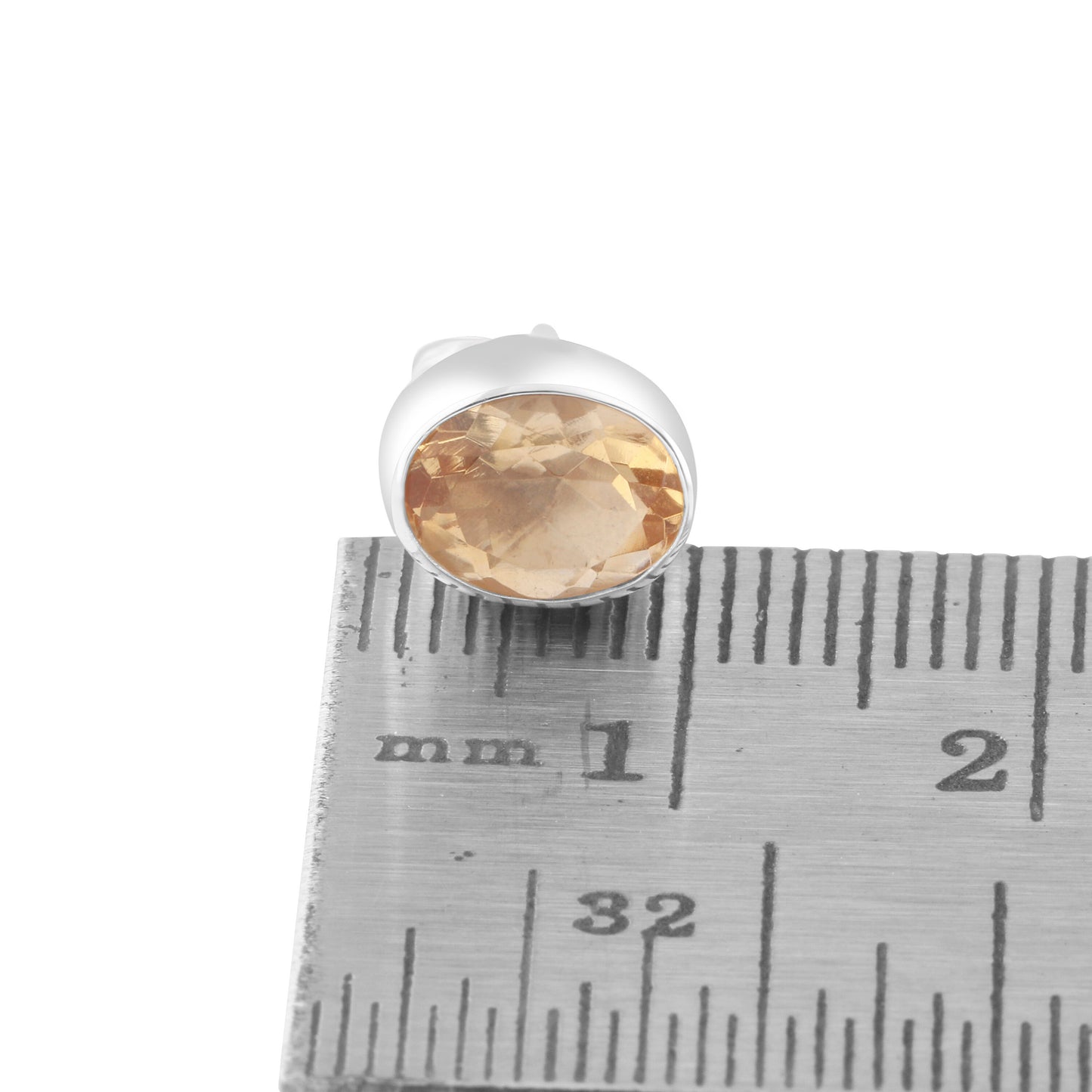 Genuine Citrine Gems Solid 925 Sterling SILVER Oval Stud Earrings, Yellow gems 925 silver earrings, November birthstone, gift, Australia, Zorbajewellers