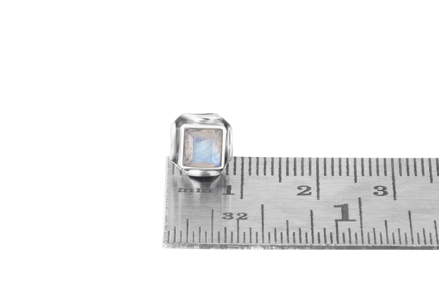 Genuine MOONSTONE square Gems SOLID 925 Oxidized SILVER Stud Earrings, square filigree, June Birthstone & Cancer Zodiac Gift, Australia, Zorbajewellers