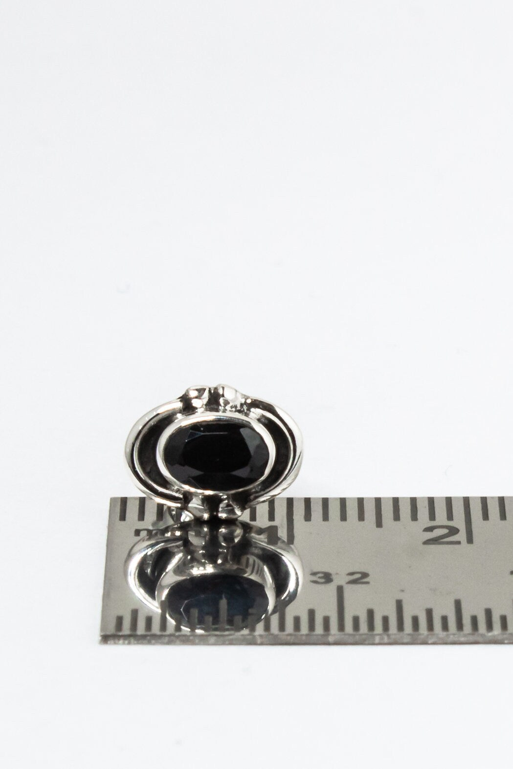 Genuine Black ONYX Gemstones Solid 925 Oxidized SILVER Oval Bohemian Stud Earrings, Black Stud, Leo Zodiac December Birthstone, Australia, Zorbajewellers