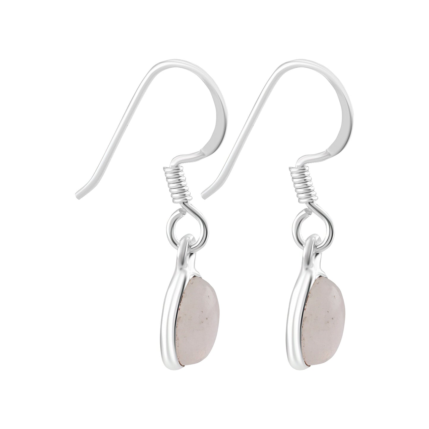 Genuine Oval Shaped MOONSTONE Gemstone 925 Sterling SILVER Earrings, Cancer Zodiac July Birthstone Gift, Australia, Zorbajewellers