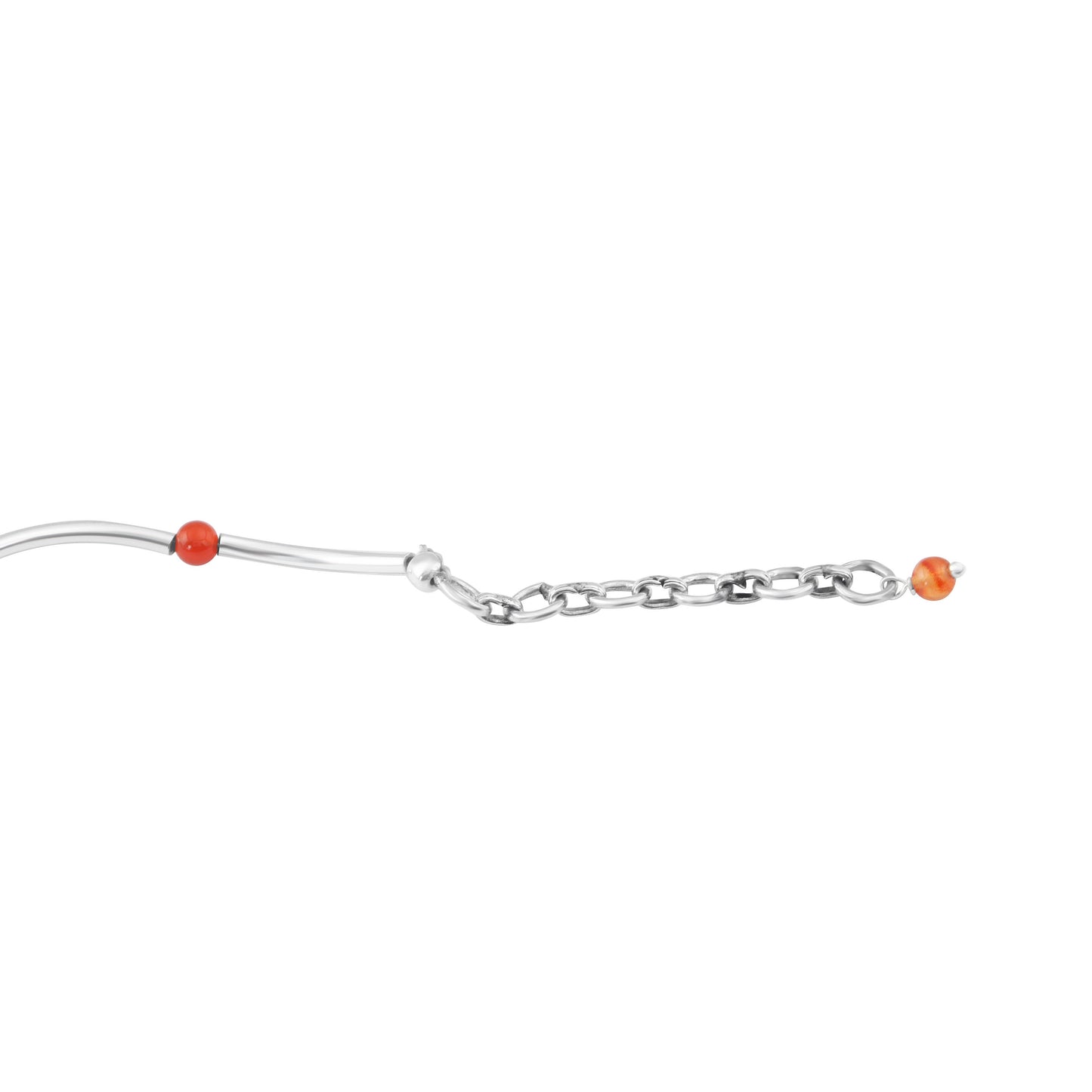 Genuine Carnelian Beautiful Gemstones 925 SILVER Tubes Bracelet Anklet, August Birthstone Virgo Zodiac Gift, Australia, Zorbajewellers