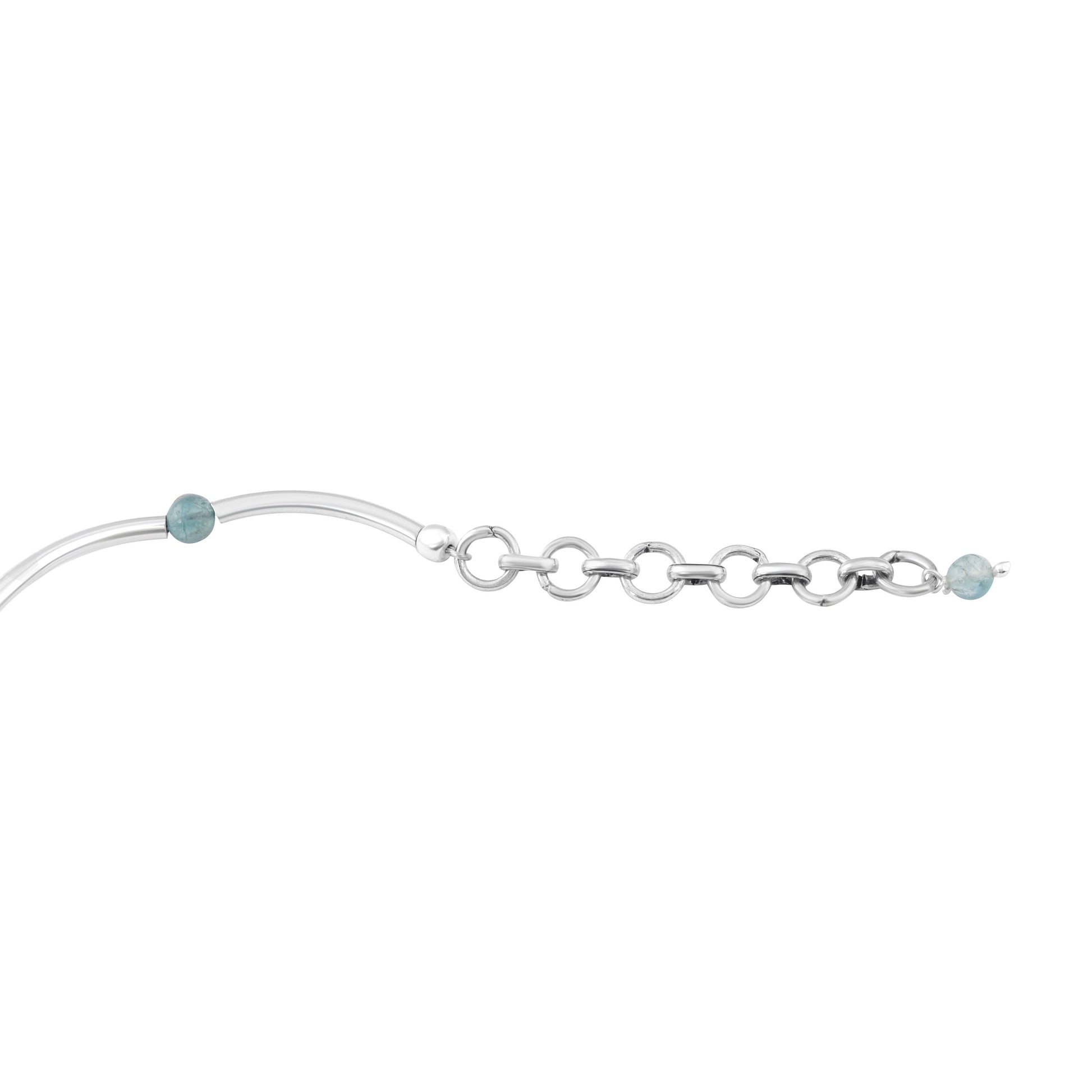 Genuine Green Apatite Beautiful Gemstones 925 SILVER Tubes Bracelet Anklet, Gemini Zodiac, May Birthstone Gift, Australia, Zorbajewellers