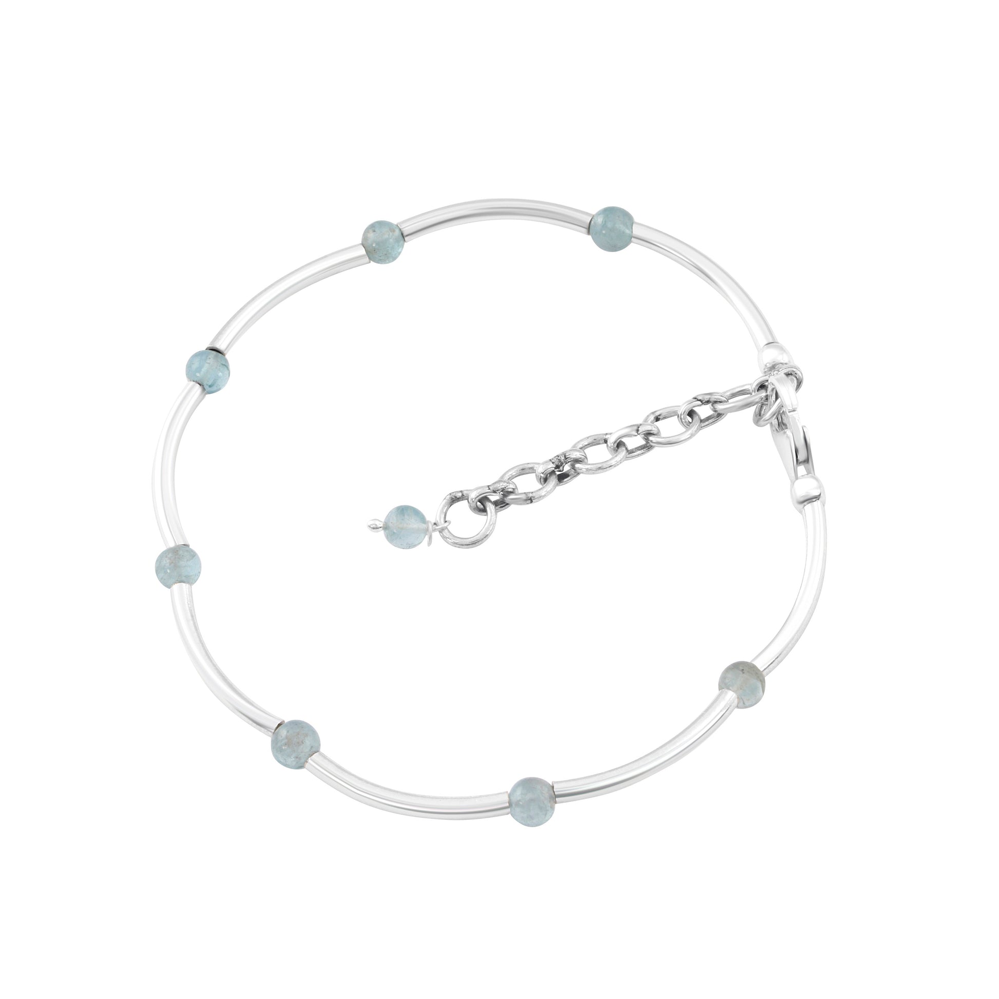 Genuine Green Apatite Beautiful Gemstones 925 SILVER Tubes Bracelet Anklet, Gemini Zodiac, May Birthstone Gift, Australia, Zorbajewellers