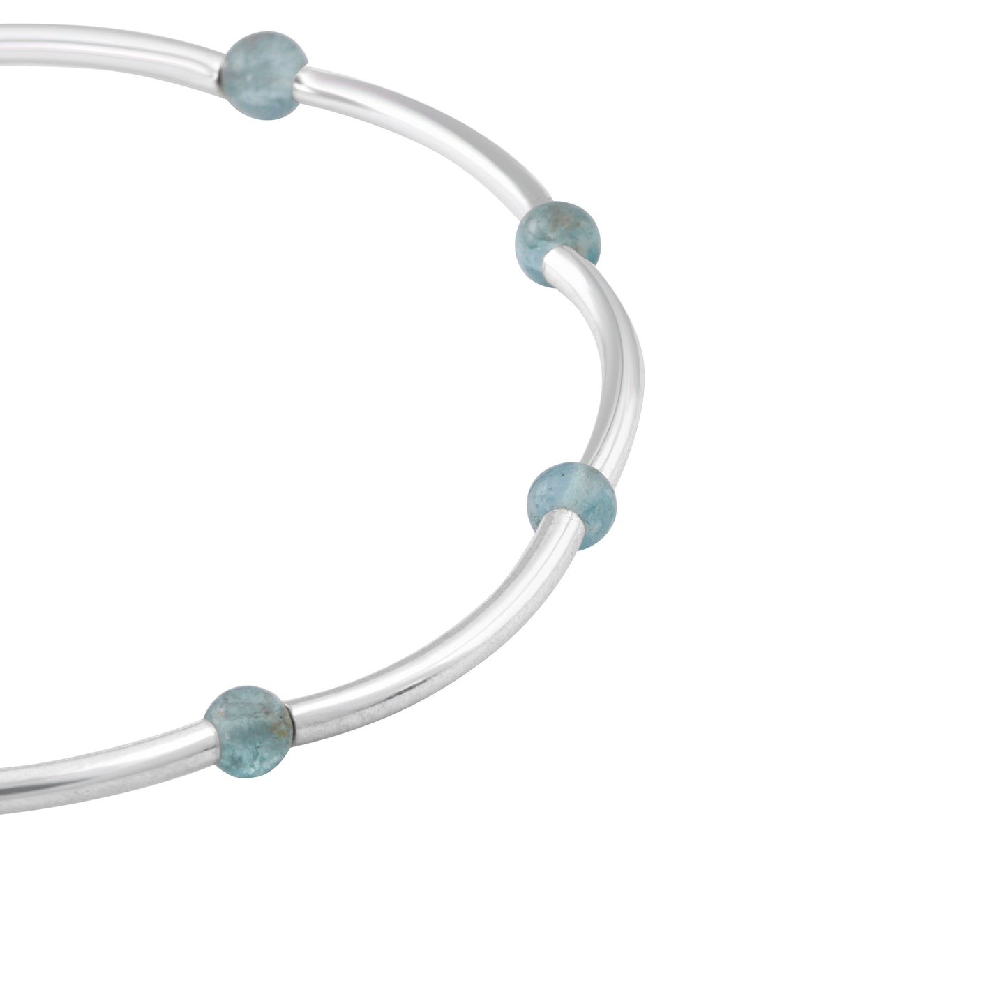 Genuine Green Apatite Beautiful Gemstones 925 SILVER Tubes Bracelet Anklet, Gemini Zodiac, May Birthstone Gift, Australia, Zorbajewellers