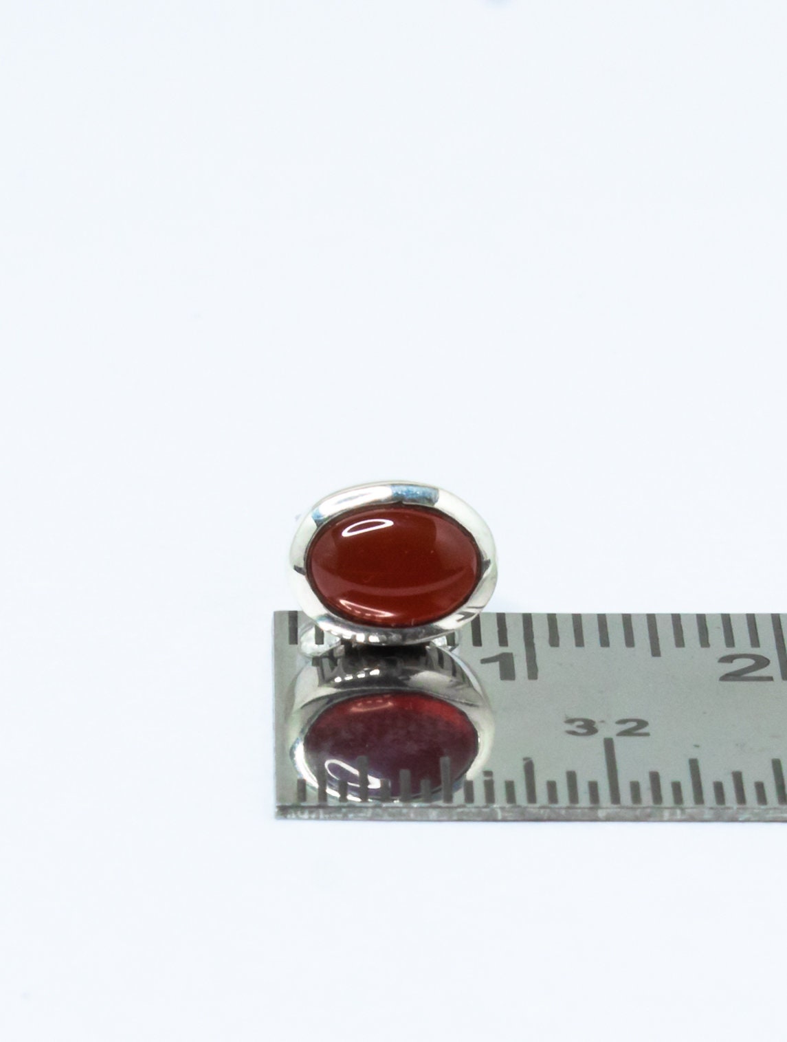 Oval CARNELIAN Gems Solid 925 Oxidized SILVER Stud Earrings, Orange Sterling Silver Studs, August Birthstone Virgo Zodiac, Australia, Zorbajewellers
