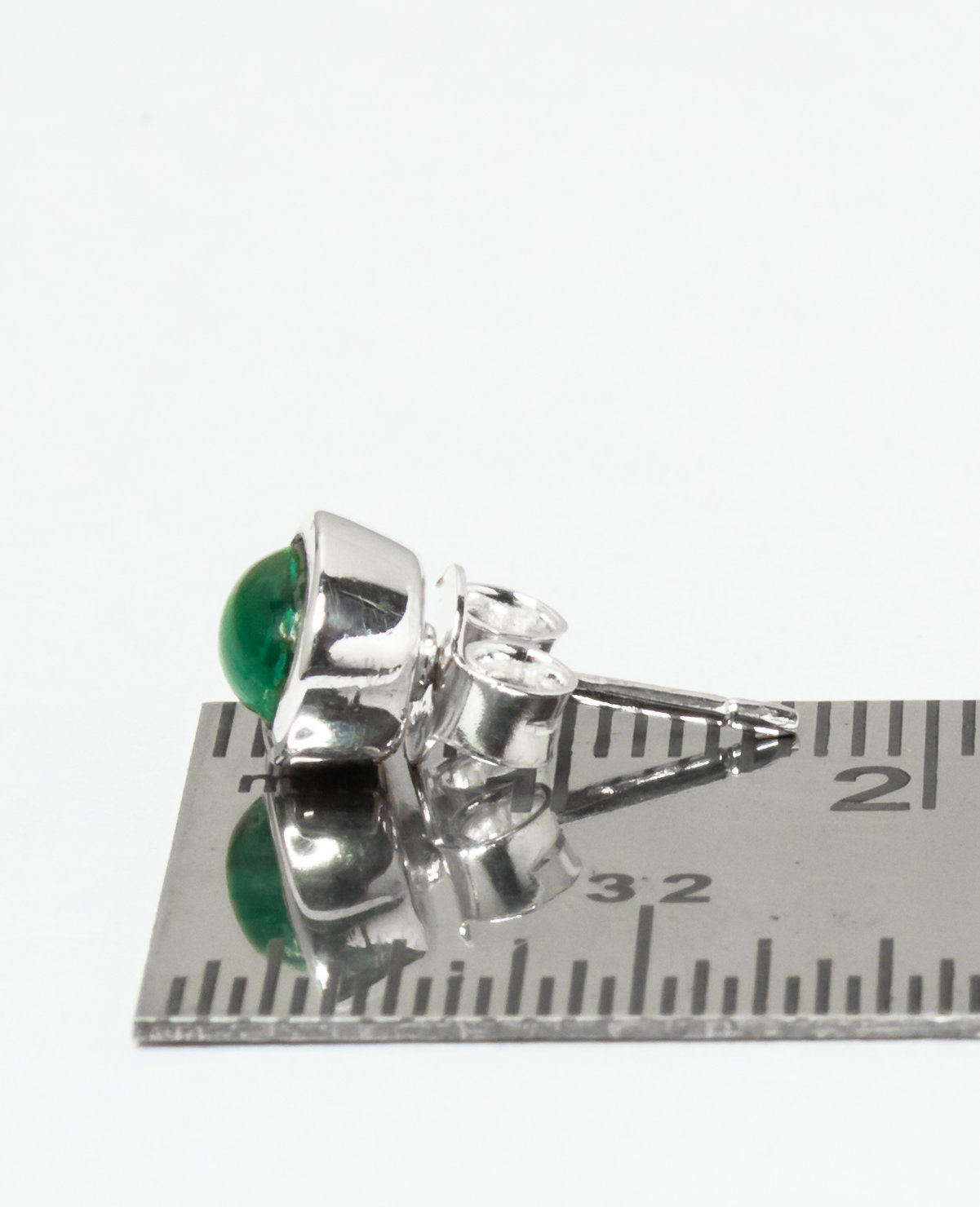 Green Malachite Stud Earrings, Minimalist Green Silver Earrings, Oxidized Silver, Oval Shaped Stud Earrings, Textured Green, Australia, Zorbajewellers