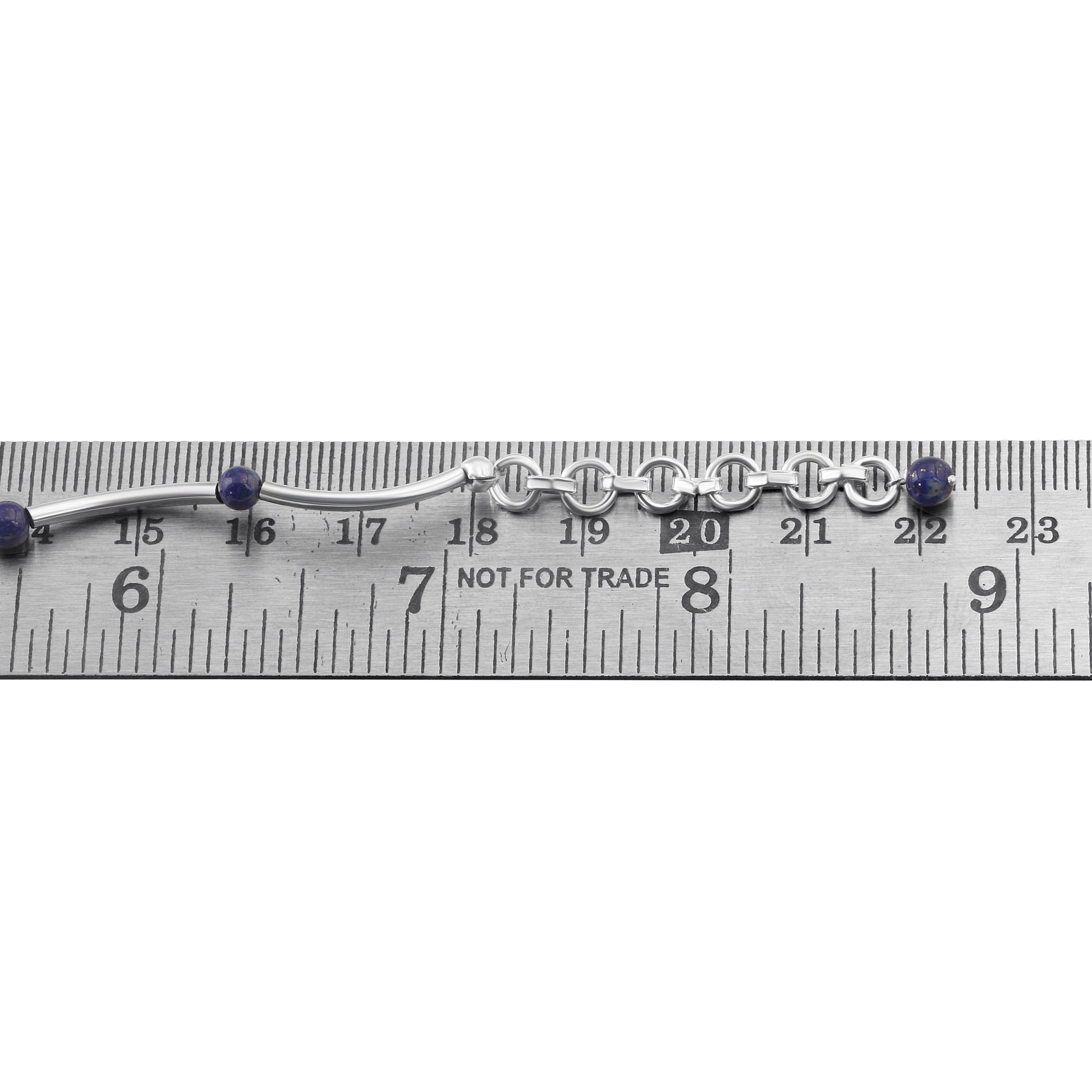 Genuine Blue Lapis Beautiful Gemstones 925 SILVER Tubes Bracelet Anklet, December birthstone, Sagittarius, Capricorn gift, Australia, Zorbajewellers