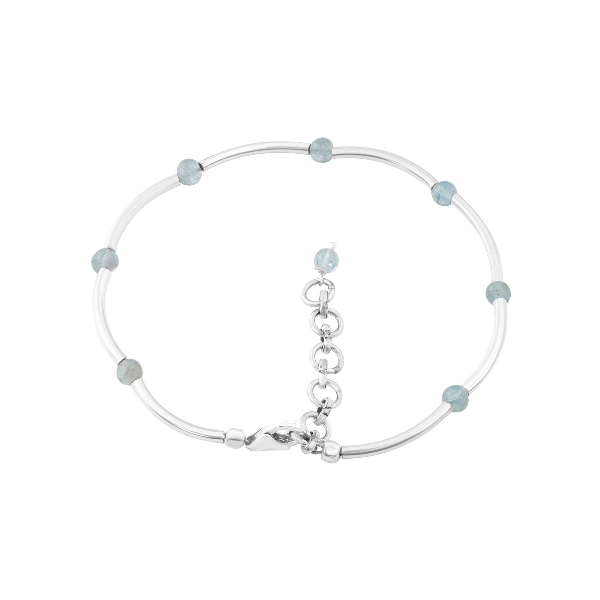 Genuine Green Apatite Beautiful Gemstones 925 SILVER Tubes Bracelet Anklet, Gemini Zodiac, May Birthstone Gift, Australia, Zorbajewellers