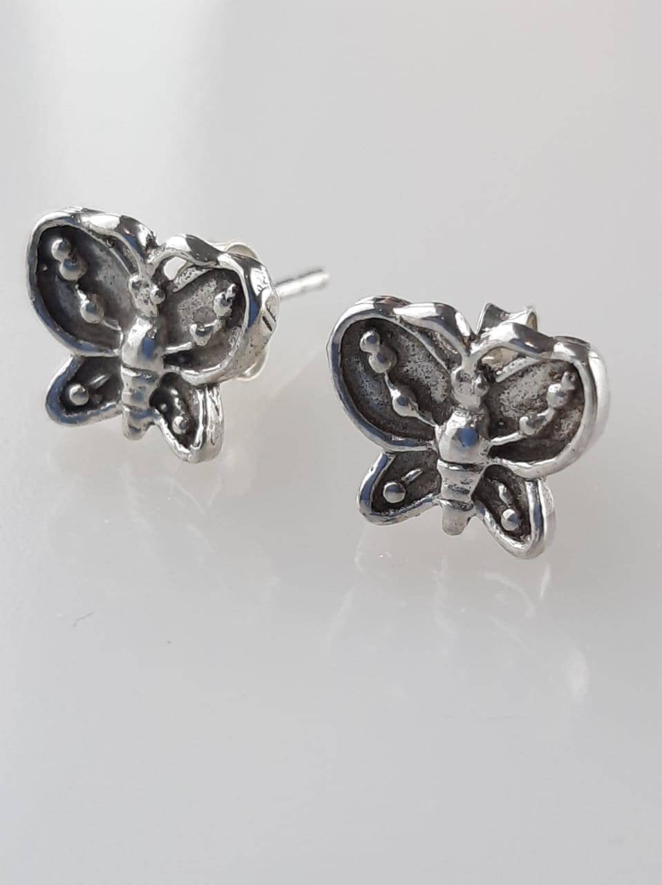Sterling Silver Butterfly Stud Earrings, Butterfly Studs, gift for kids, Angel studs, Insect Studs, Biology  gift, Cute, Australia, Zorbajewellers