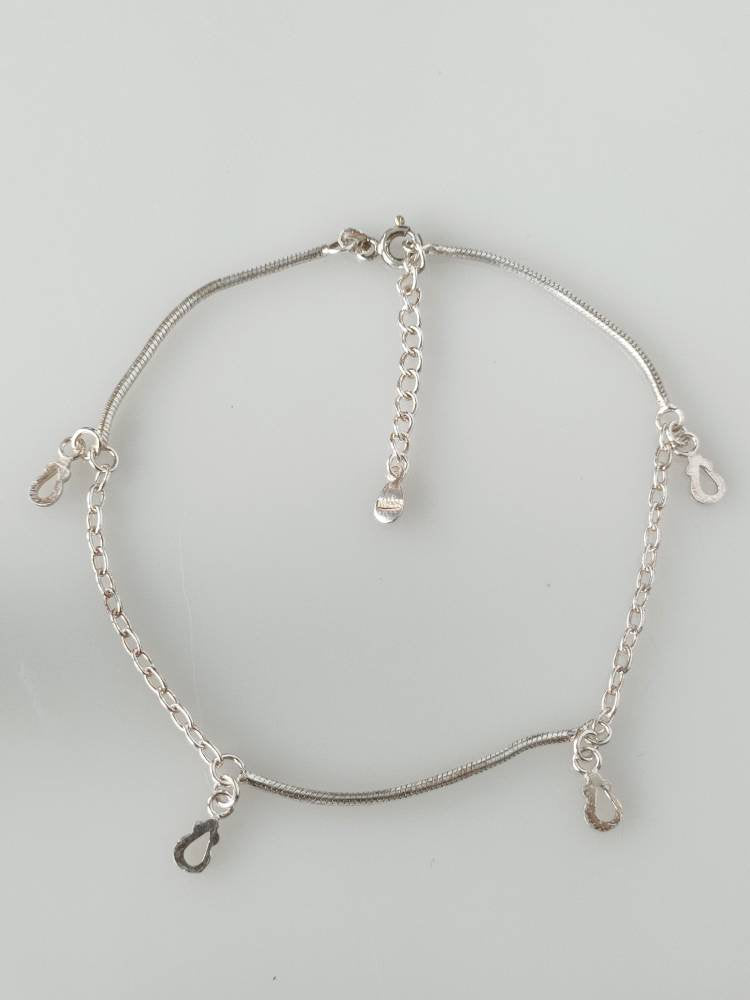 silver charm bracelet, silver charm anklet, minimalist bracelet, minimalist anklet, dainty silver bracelet, dainty silver anklet, Australia, Zorbajewellers