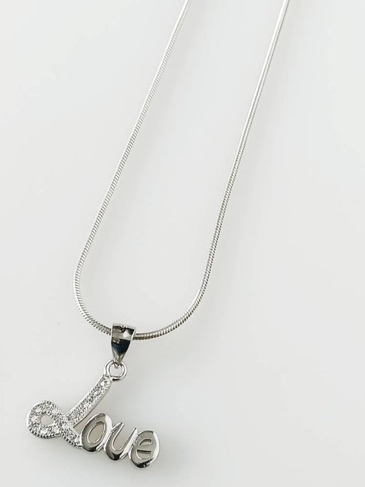 Cubic Zirconia Flying Hearts RHODIUM Plated SOLID 925 SILVER Pendant, Beautifully Cut Cz Sterling Silver Pendant - Rhodium Plated, Australia, Zorbajewellers
