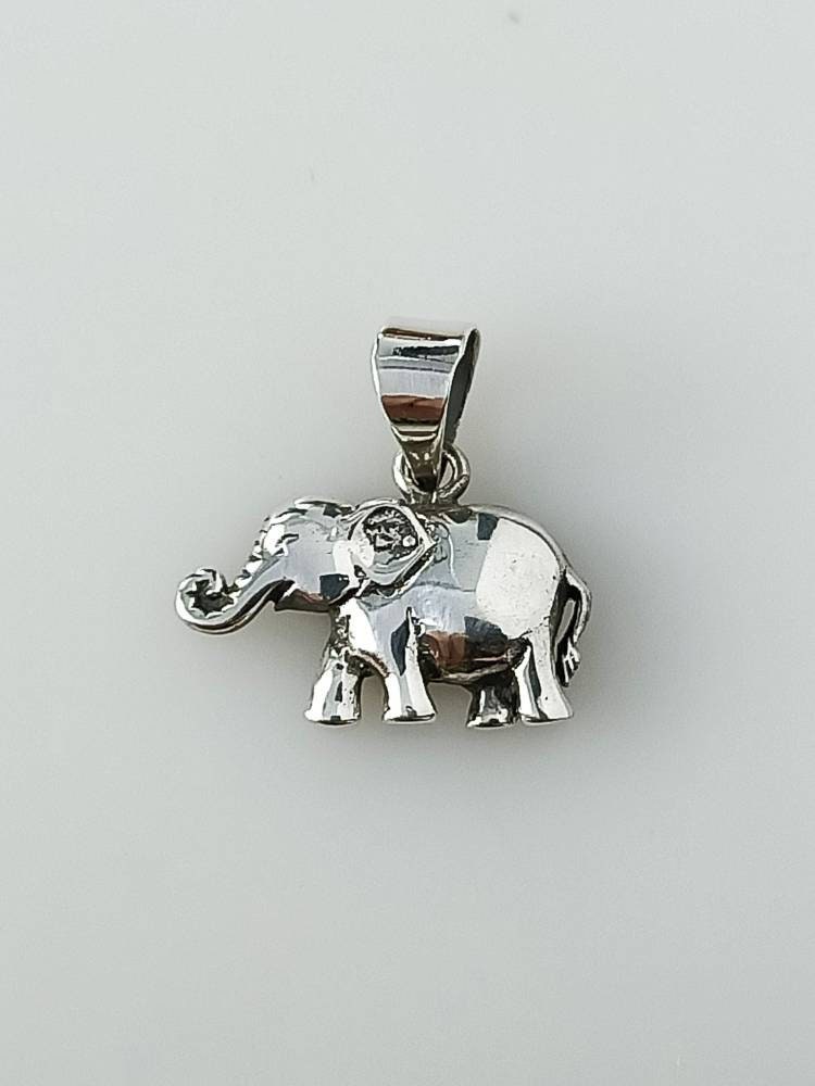 Silver Elephant Pendant, Zoo Souvenir, Safari Souvenir Pendant Charm, Animal Lover pendant, Ganesha Pendant, 'Memorable' Gift, Australia, Zorbajewellers