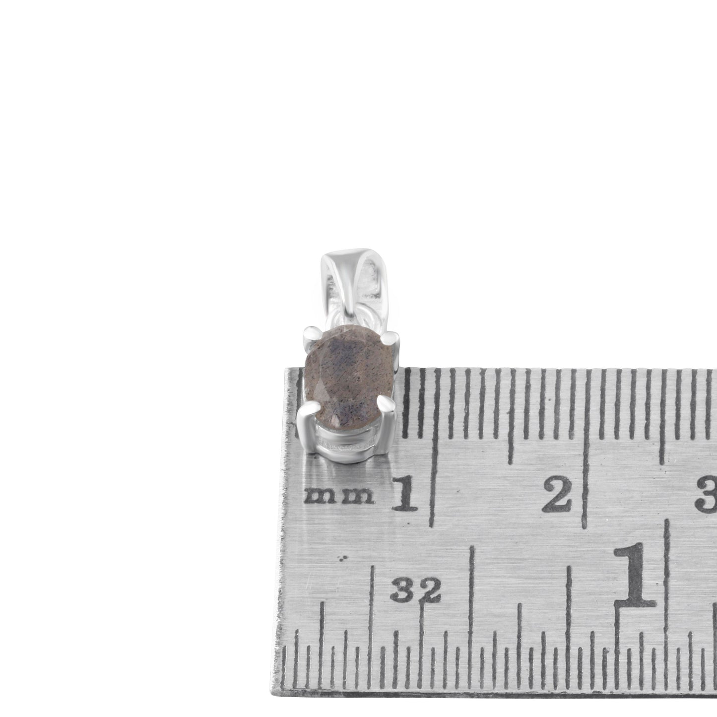 Genuine Labradorite Gemstone Solid 925 Sterling Silver Prong set Oval Minimalist pendant, Gemini & Sagittarius Zodiac Gift, Australia, Zorbajewellers